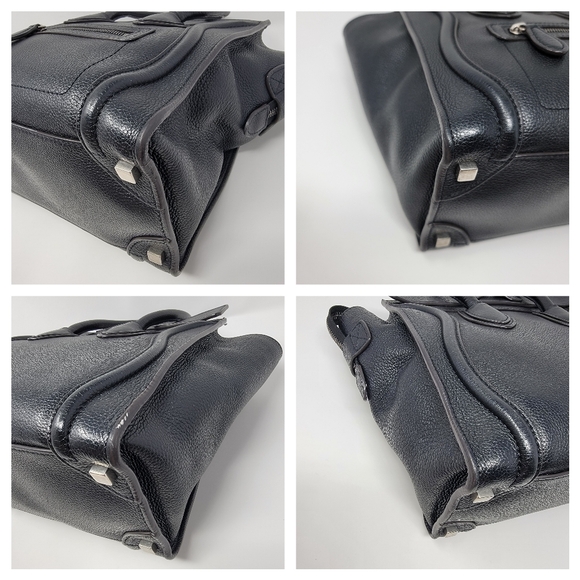 CELINE Micro Luggage Satchel Leather Calfskin Bag - Picture 5 of 11